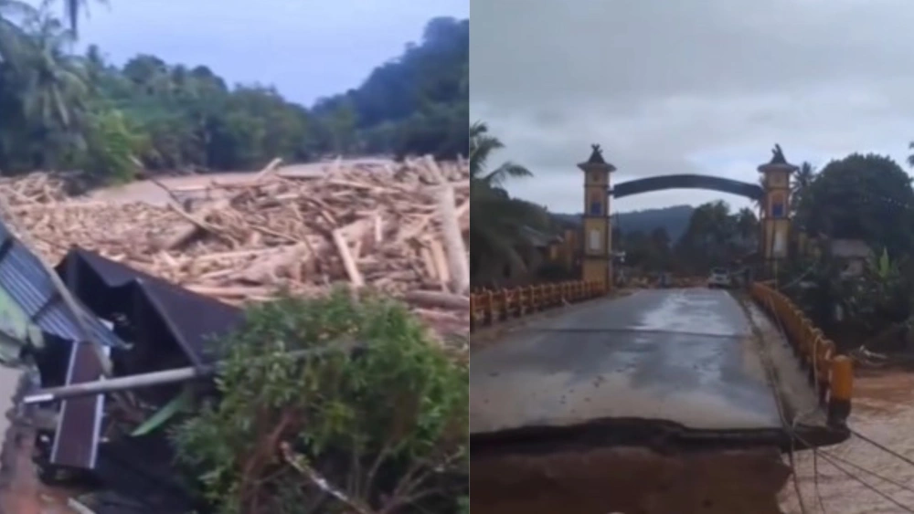 Viral Banjir di Tapanuli Bawa Ribuan Gelondongan Kayu, Netizen: Barang Bukti Keluar Semua