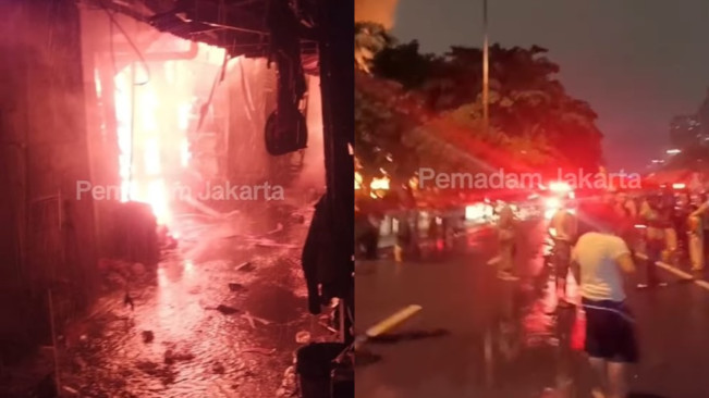 5 Fakta Kebakaran Hebat di Kemayoran Gempol