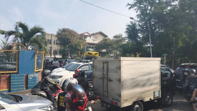 Kemacetan di Jalur Puncak, Bogor. [Ist]