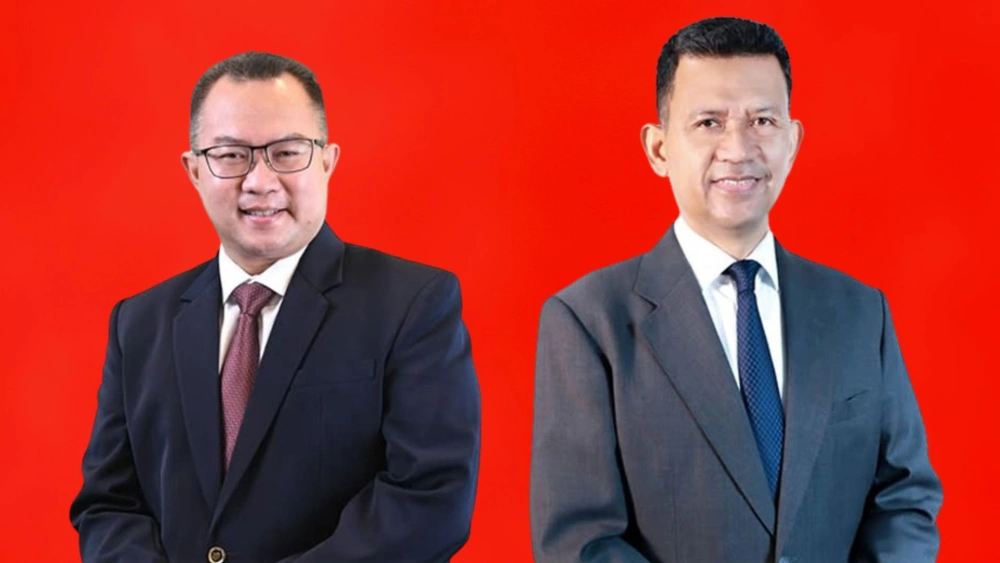 Kepala BRIN Arif Satria (kanan) dan Wakil Kepala BRIN Amarulla Octavian [Dokumentasi BRIN]