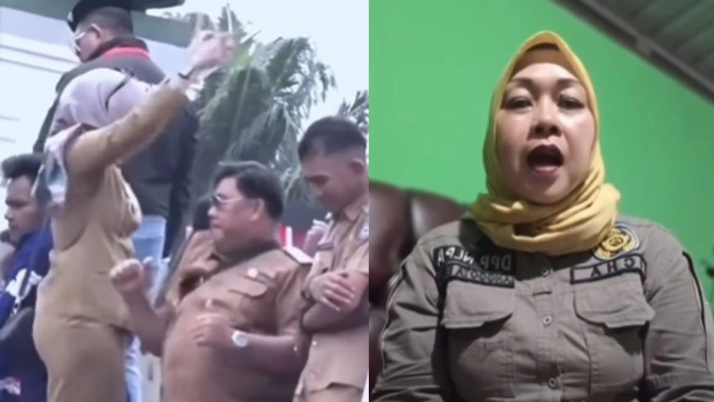 Video Jogetnya Viral, Kades Icha Sebut Sedang Tahlilan Bukan Demo di Jakarta