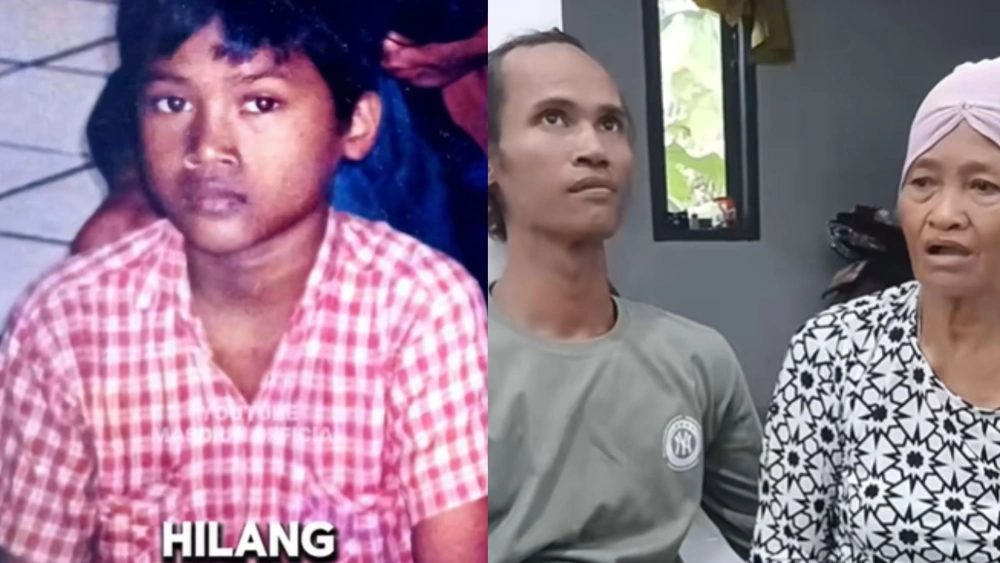 Kisah anak hilang 32 tahun lalu. [tiktok]