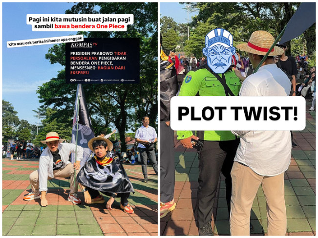 Biodata dan Agama Koiyocabe, Bawa Bendera One Piece hingga Dicegat Petugas