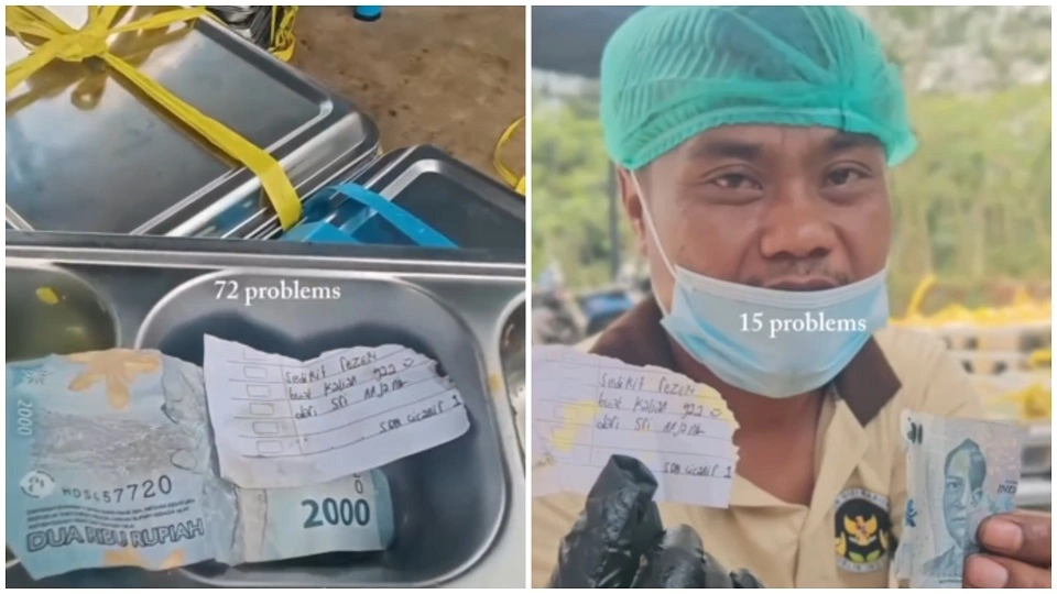 Viral! Surat dan Uang Rp2.000 dari Siswi SD untuk Petugas Makan Bergizi Gratis