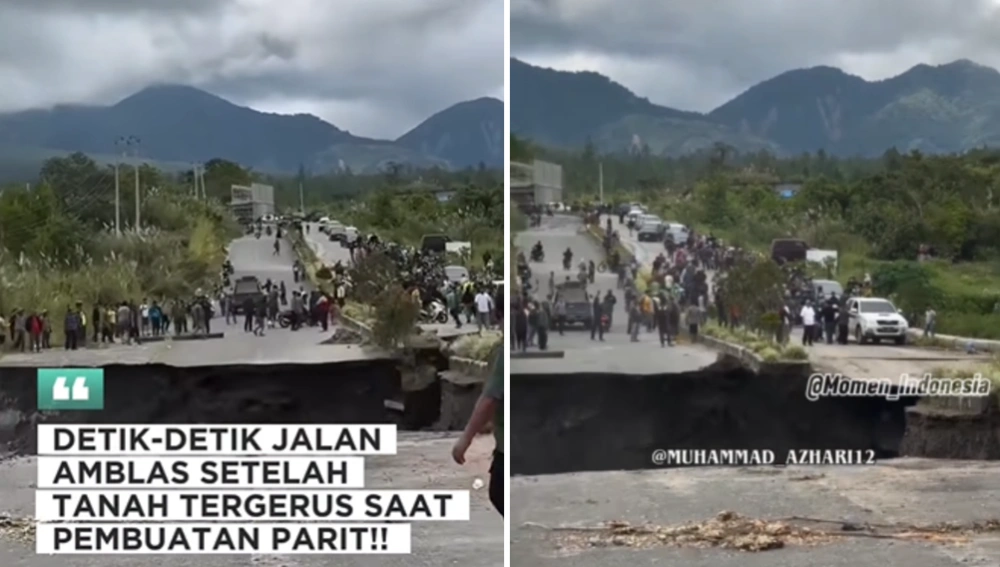 Kolase Detik Detik Jalanan Amblas (instagram.com/momen_idn)