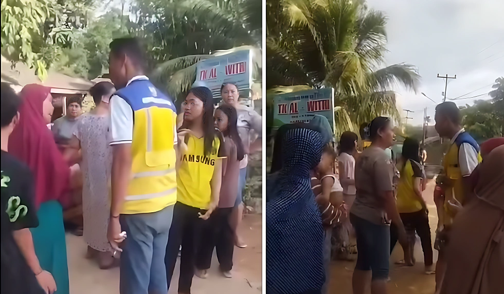 Kolase Petugas disaat bencana alam ( Instagram)