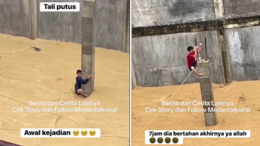 Detik Mencekam Remaja Bertahan 7 Jam Berpegangan Tiang Saat Banjir Terjang Sumatera
