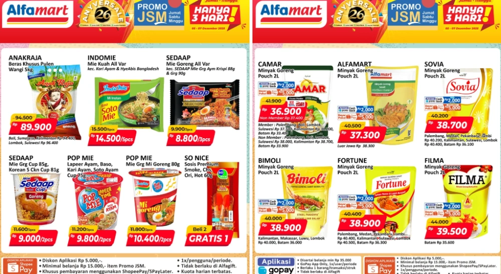 Kolase Promo Alfamart (Instagram)