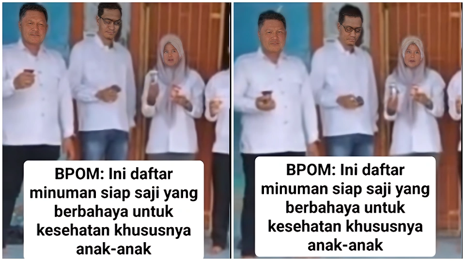 Kolase Sidak Minuman (Instagram)