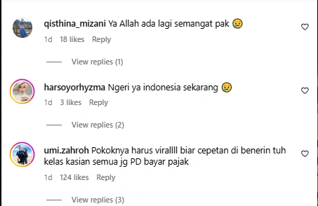 Komentar netizen mengenai sang guru (Instagram)