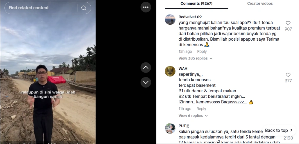 Komentar netizen (Tiktok)