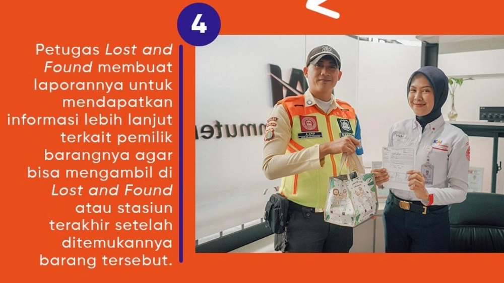 Pemilik barang yang sudah melapor akan dihubungi untuk diinformasikan lokasi pengambilan barang di Lost and Found atau stasiun terakhir. [Instagram]
