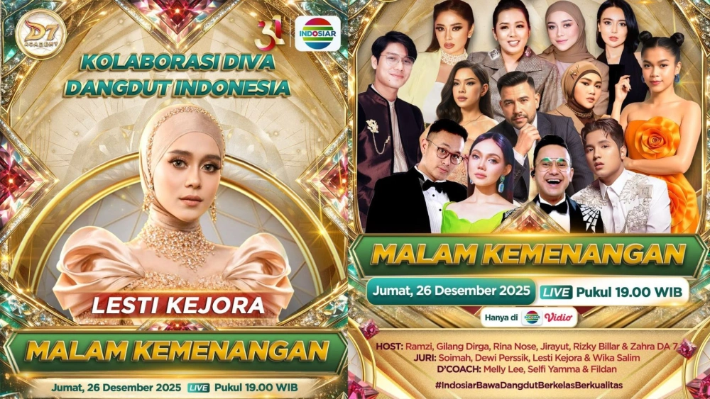 Dalam Konser Kemenangan malam ini, Tasya dan Valen akan berduet dengan sang diva, Lesti Kejora. [Instagram]