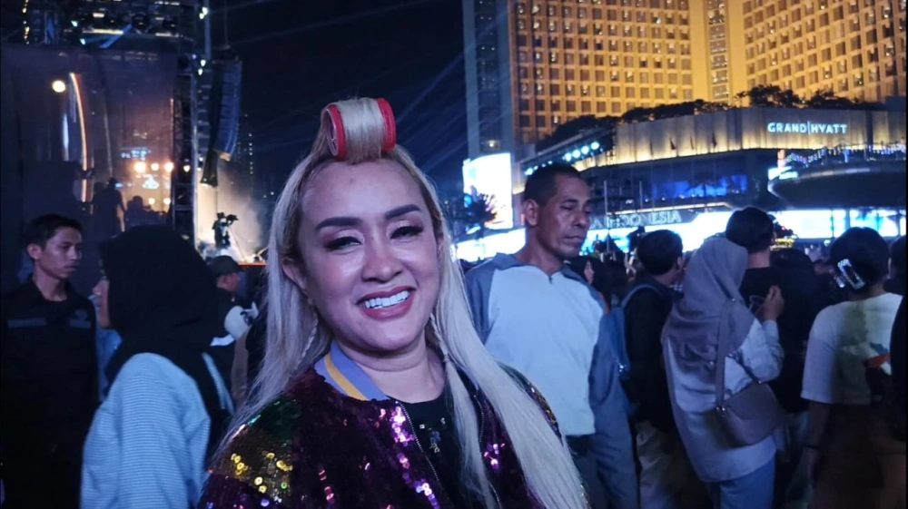 Lia Ladysta memilih untuk merayakan tahun baru di Jakarta bersama keluarga. [FTNews/Raka]