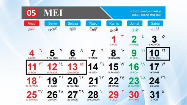 Libur Panjang 4 Hari hingga Selasa Pekan Depan, Tanggal Merah Apa?