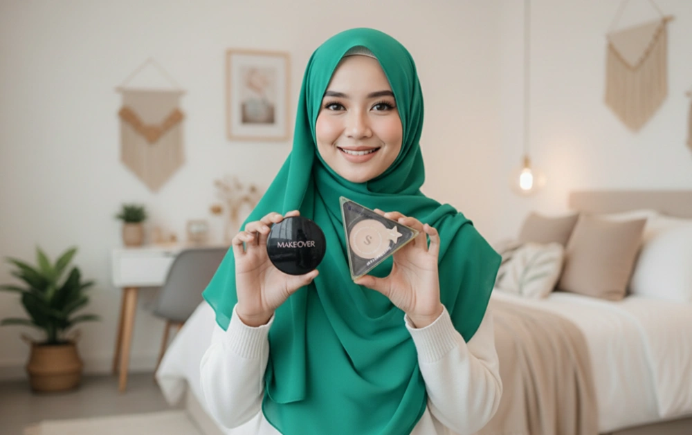 5 Rekomendasi Bedak Tabur dan Padat Cocok untuk Kulit Berminyak