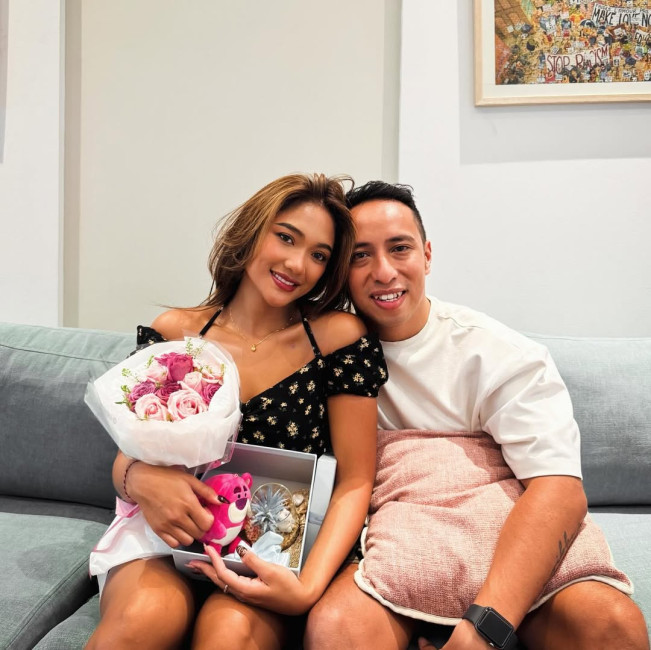 Meski Beda 15 Tahun, Marion Jola Merasa Cocok dengan Sang Kekasih (instagram/@lalamarionmj)