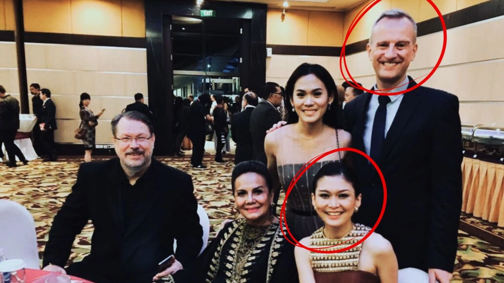 Marissa Nasution gugat cerai Andrew Trigg (dilingkari merah) di Pengadilan Agama Jakarta Pusat, pada 12 November 2025 [Instagram]