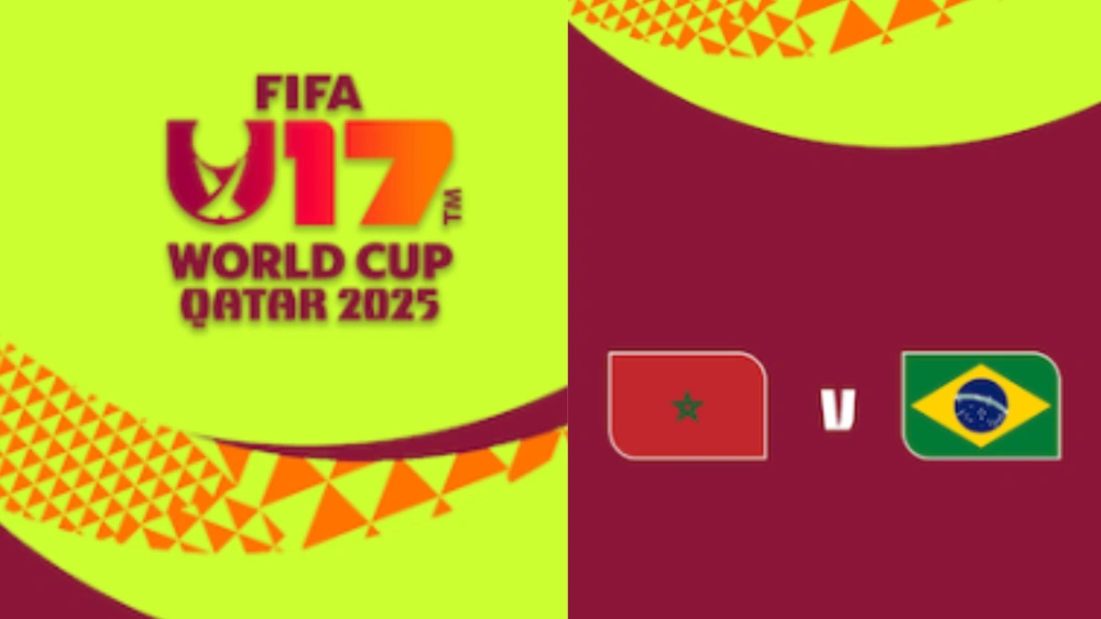 Maroko U-17 vs Brazil U-17. [plus.fifa.com]