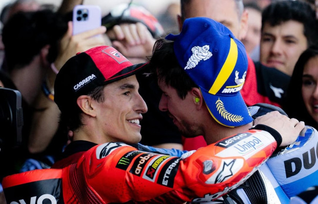 Marc dan Alex Marquez. (Instagram/@marcmarquez93)