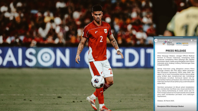 RS Mitra Keluarga Klarifikasi Tudingan Mees Hilgers Pura-Pura Cedera, Termasuk dari Andre Rosiade