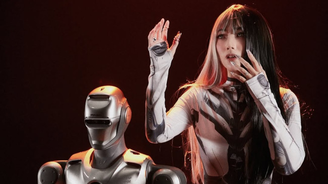 Viral di Tiongkok, Prestasi Luar Biasa Selebgram Melisa Novianti Bikin Heboh dengan Robot Humanoid Super Canggih