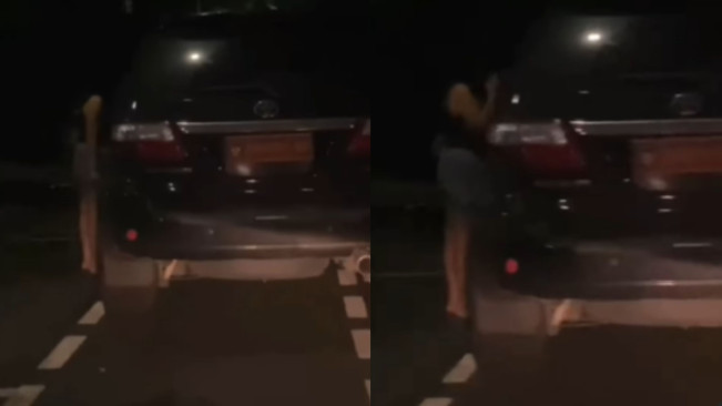 Viral Fortuner Berpelat Kemhan Sedang Tawar-menawar dengan PSK di Pinggir Jalan