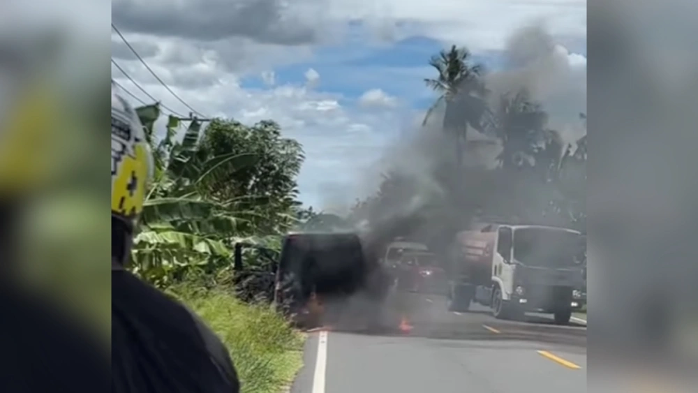 Viral Mobil Pengangkut Uang Terbakar di Polman Sulbar, Duit Rp 4,6 Miliar Tinggal Abu