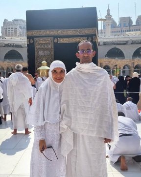 Ibrahim Sjarief Assegaf dan Najwa Shihab. (Instagram @najwashihab)