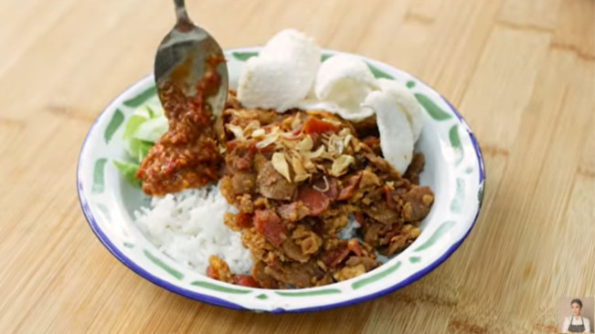 Sahur Praktis, Resep Nasi Gila Menteng yang Terkenal dan Viral