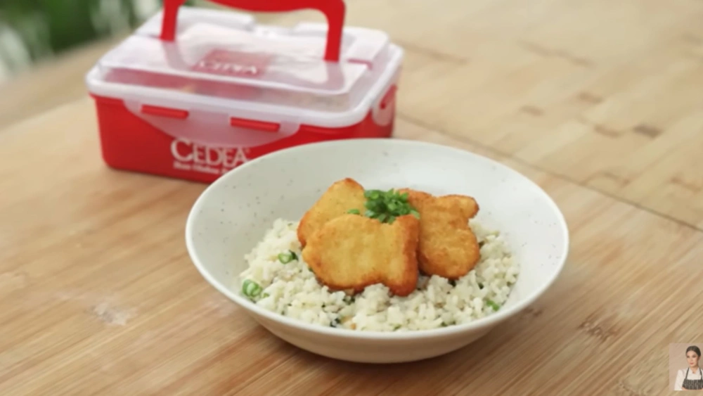 Resep Bekal Paling Praktis Senin: Nasi Wangi Fish dan Chicken Nugget ala Chef Devina
