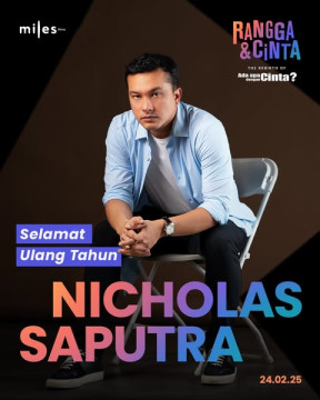 Nicholas Saputra. (Instagram @filmranggacinta)