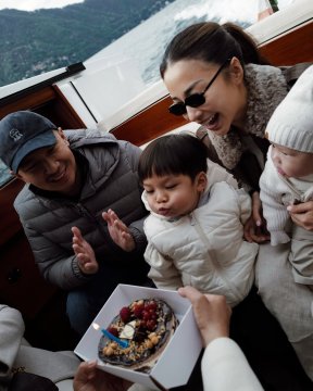 Momen Kebersamaan Keluarga Nikita Willy dan Indra Priawan (instagram)