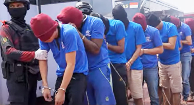 Ilustrasi pemindahan napi/Foto: YouTube Kanwil Kementerian Hukum Banten