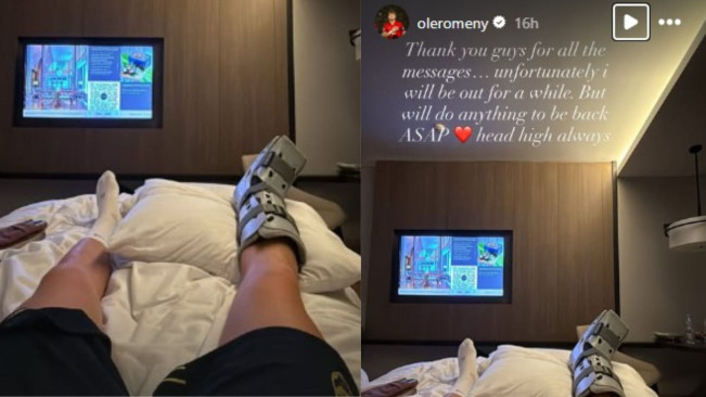 Unggahan Instagram Ole Romeny. [Instagram]