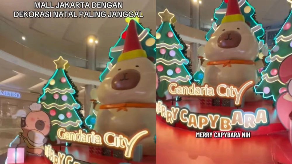 Ornamel Natal di Gandaria City. [instagram]
