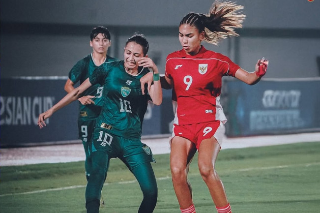 Timnas putri Indonesia vs Pakistan. (Instagram/@timnasindonesia)