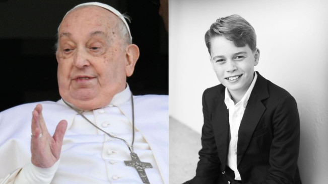 Momen Paus Fransiskus Titipkan Hadiah ke Ratu Elizabeth untuk Pangeran George yang Masih Bayi