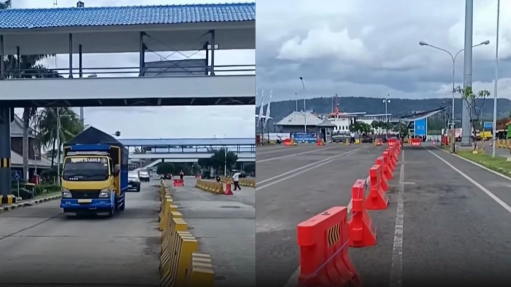 Di Pelabuhan Gilimanuk, aktivitas kendaraan dan penumpang terlihat lebih landai, menandai perubahan pola perjalanan masyarakat saat Nataru. [Instagram]