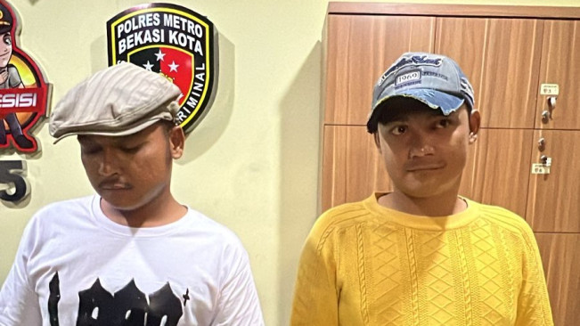 Dua Preman yang Palak dan Acak-acak Lapak Pedagang di Bekasi Positif Sabu