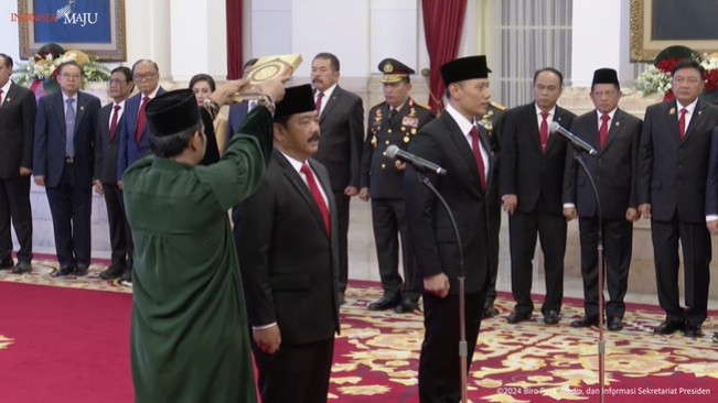 AHY Resmi Jabat Menteri ATR/BPN Gantikan Hadi Tjahjanto