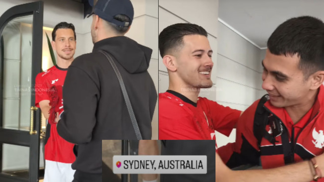 Para Pemain Abroad Timnas Indonesia Terpantau Sudah Tiba di Sydney Australia