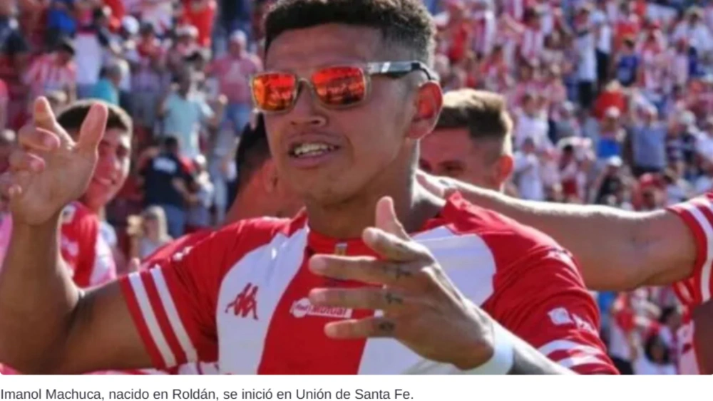 Pemain Bola Dari Argentina Imanol Machuca. [tangkapan layar Lacapital]