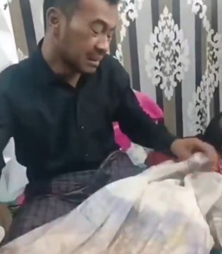 Potongan video pelaku pembunuhan di Serang, Banten. (Twitter)