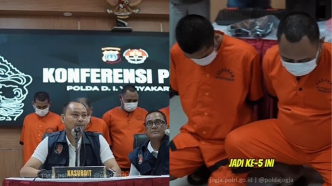 Viral Penangkapan Lima Pemain Judol yang Rugikan Bandar, Akun Polda DIY Dirujak Netizen