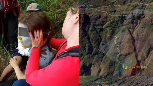 Setelah Juliana Marins dan Benedikt Emmenegger, Pendaki Asal Belanda Jatuh di Gunung Rinjani