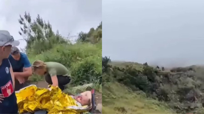Kejadian Lagi, Pendaki Asing Asal Swiss Jatuh di Gunung Rinjani hingga Ratusan Meter