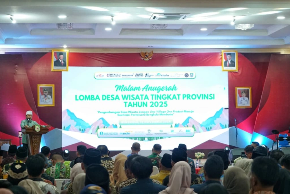 Penganugrahan Desa Wisata Provinsi Bengkulu
