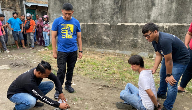 Rumah di Jalan Masjid Taufik Medan Digerebek, Seorang Pria Diamankan