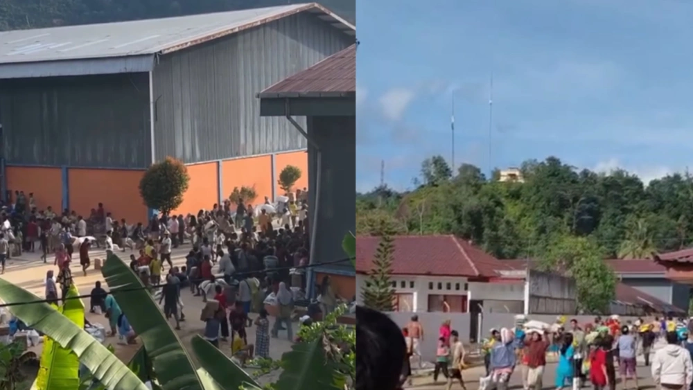 Viral Netizen Kecam Penjarahan oleh Warga ke Gudang Bulog di Sibolga